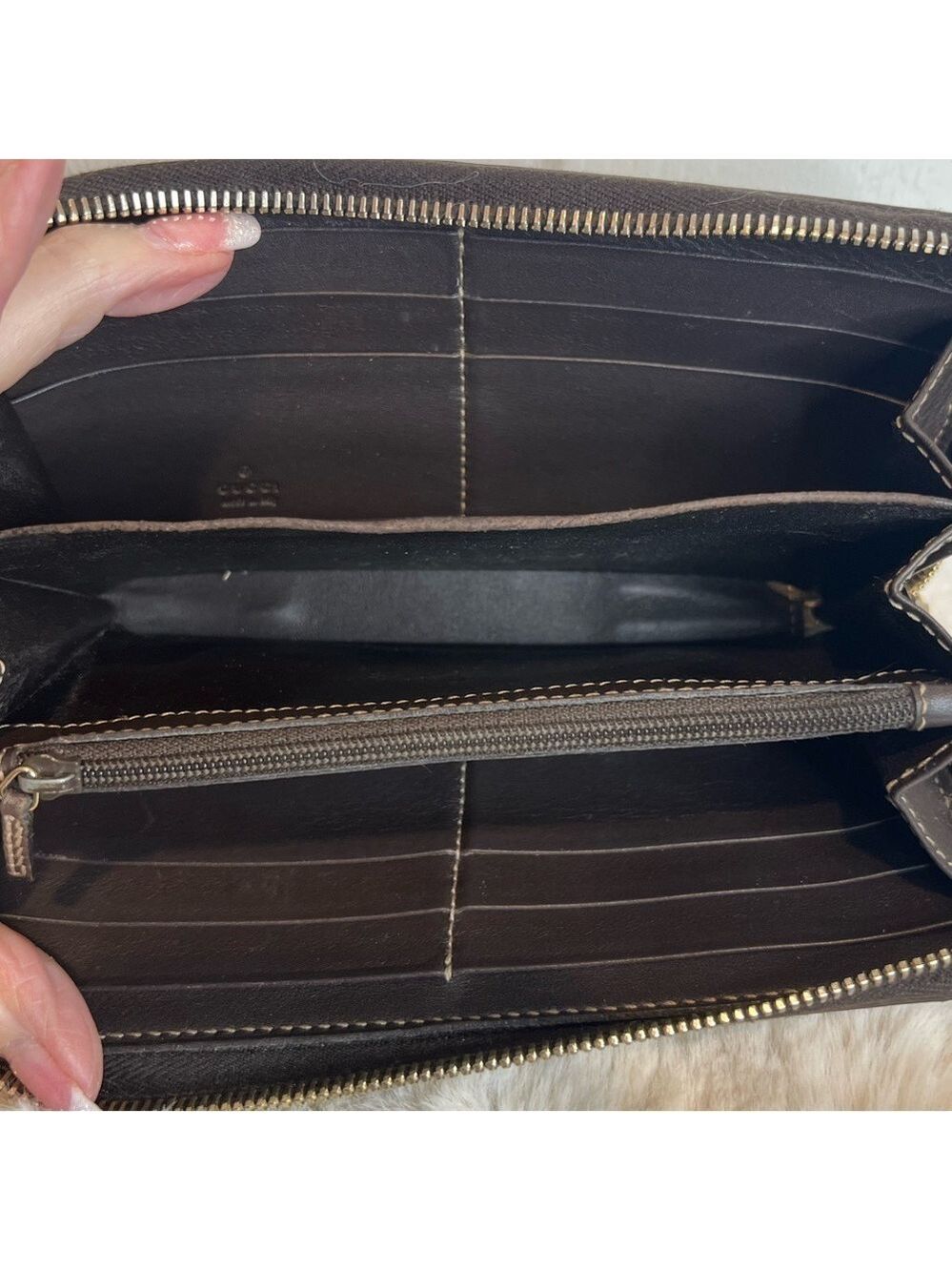 GUCCI GG SHERRY-LINE MAYFAIR WALLET - Picture 10 of 16